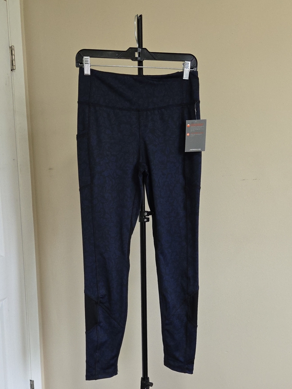 Nwt Joe Fresh Dark Navy High-Rise Active Leggings